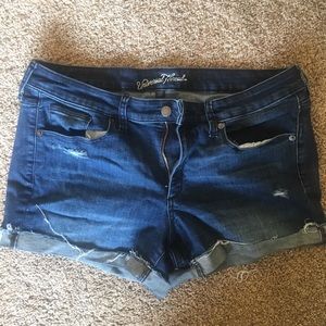 EUC Universal Thread high waisted jean shorts.